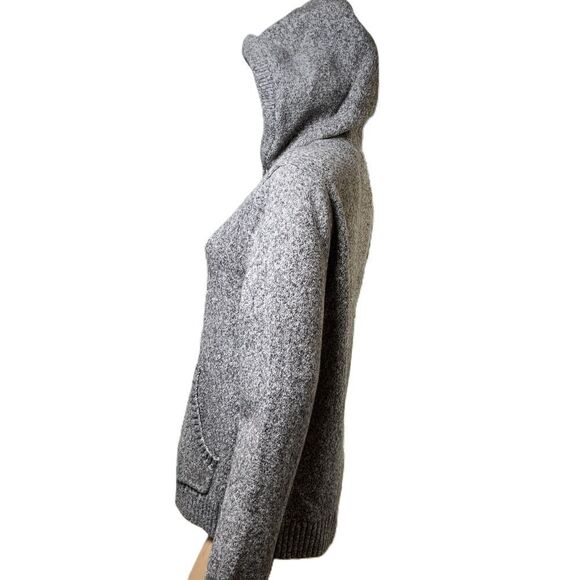 Old Navy Gray Kangaroo Pocket Drawstring Pullover Hoodie Sz Med Normcore Grunge - Picture 10 of 12